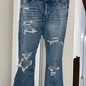 American Eagle super high-rise flare